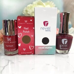 Nail Lacqúer Bundle Of REDS: Pretty Woman and Revel Nail Pólish Set *BNIB